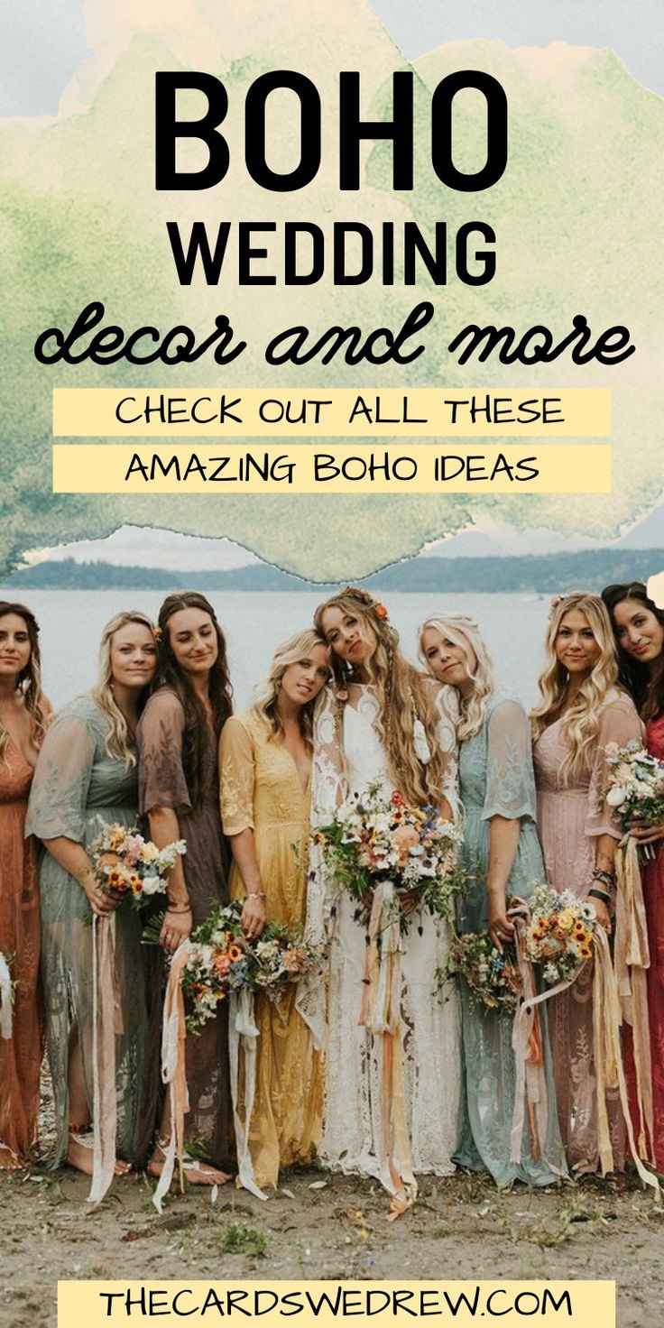 the boho wedding decor and more check out all these amazing boho ideas by the cards we drew