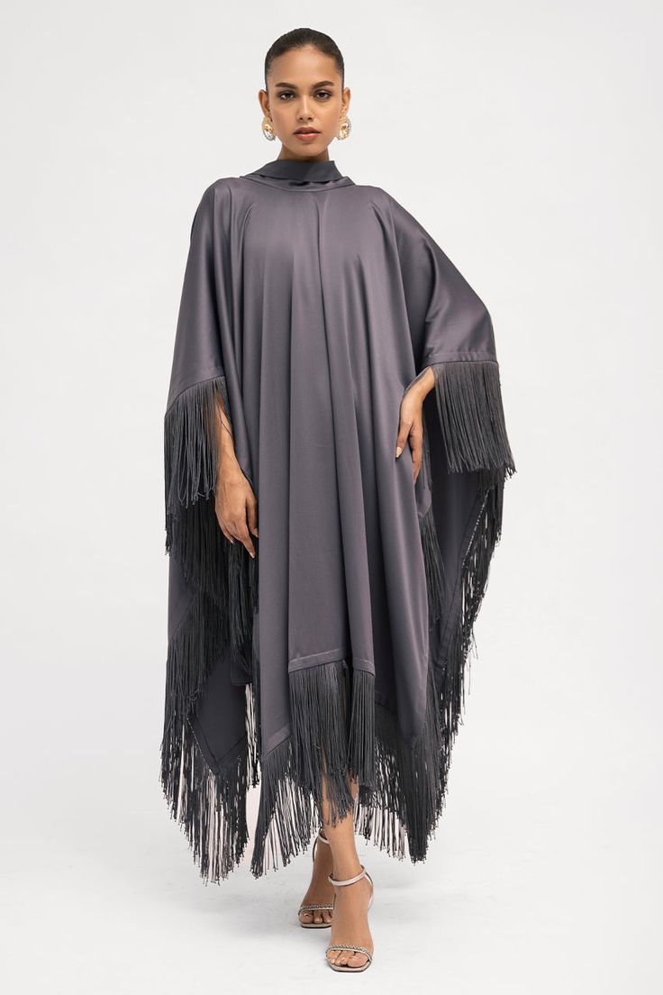 Kyria – Sania Maskatiya International Website Features, Fringe Dress, Online Branding, How To Dye Fabric, Dresses Xs, Silk Dress, Evening Wear, Custom Sizing, Silk