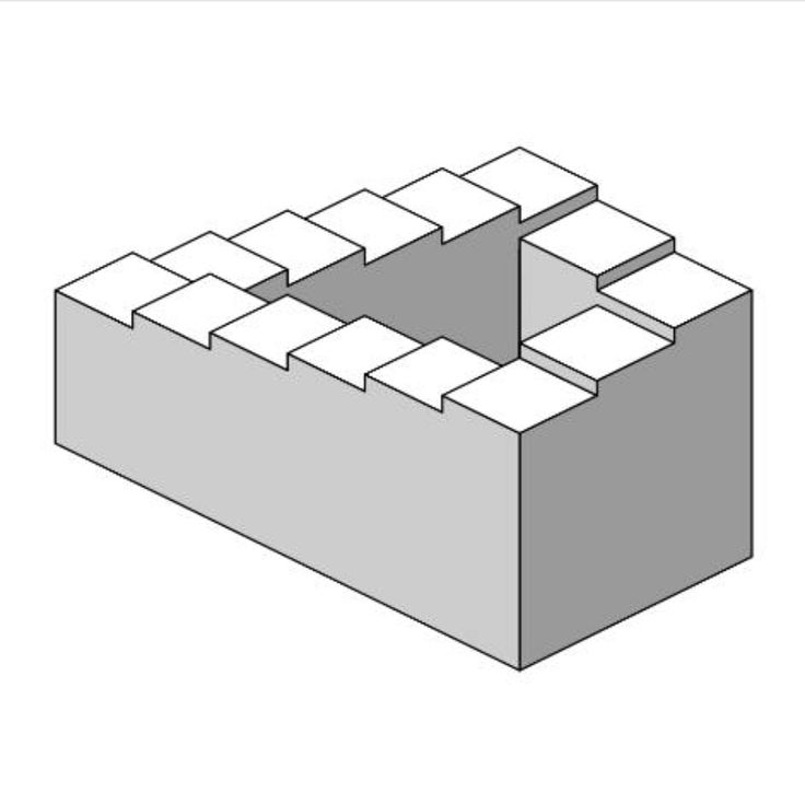 a line drawing of a rectangular box with four squares on the top and one square at the bottom