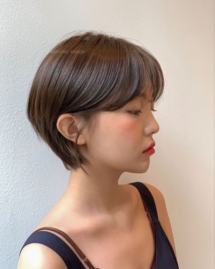 ผมทรง Long Pixie, Korean Pixie, Longer Pixie Haircut, Korean Short Hair, Asian Short Hair, Hair Inspiration Short, Short Hair Trends, Long Pixie, Short Straight Hair