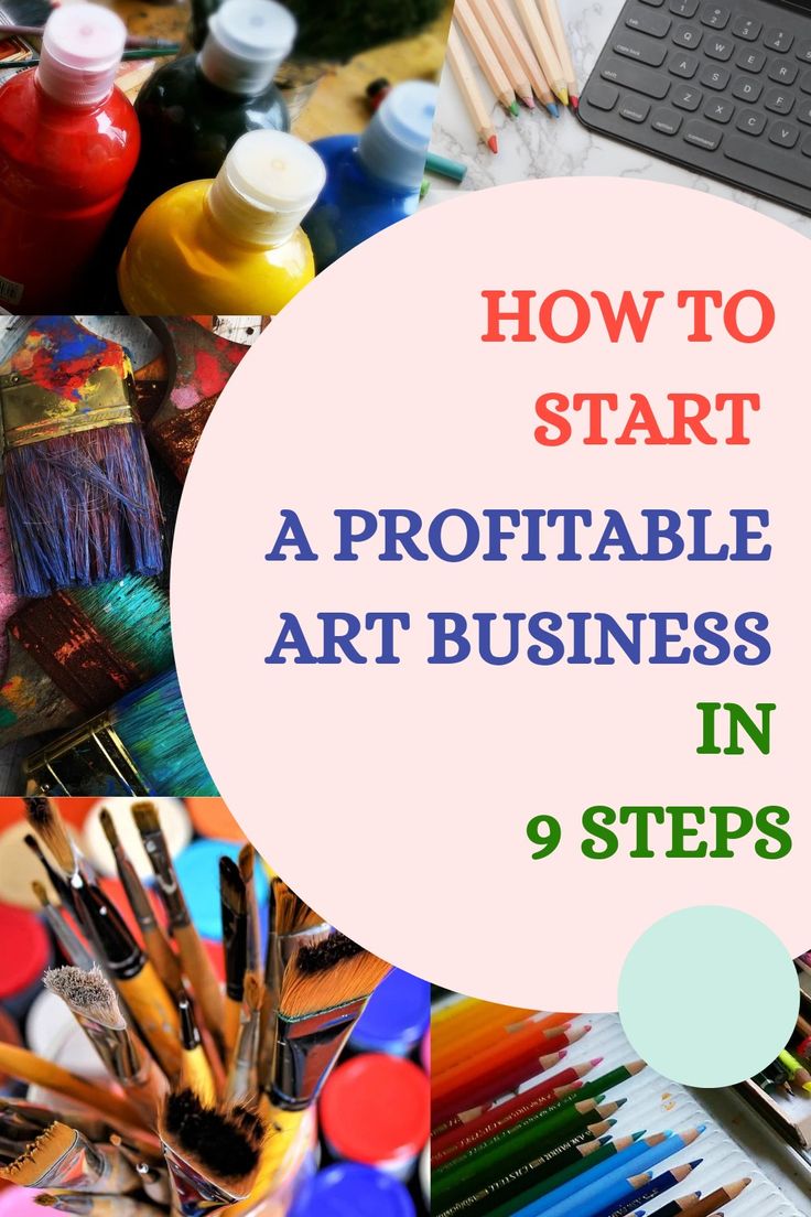 How To Start A Profitable Art Business In 9 Steps Start A Creative Business, How To Monetize Your Art, Best Selling Artwork, Start An Art Business, How To Ship Artwork, Starting Art Business, How To Sell Original Art, How To Make Art That Sells, How To Start Selling Art Online