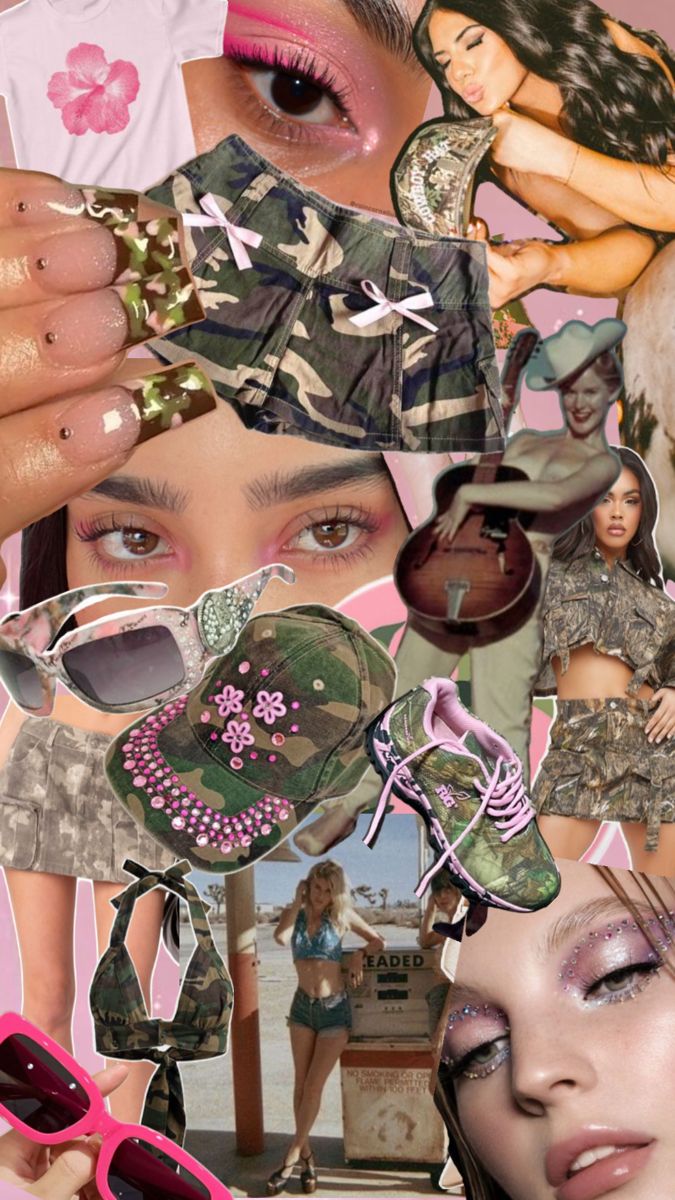 Y2k Style, Spring Fashion, Camo, Clothes