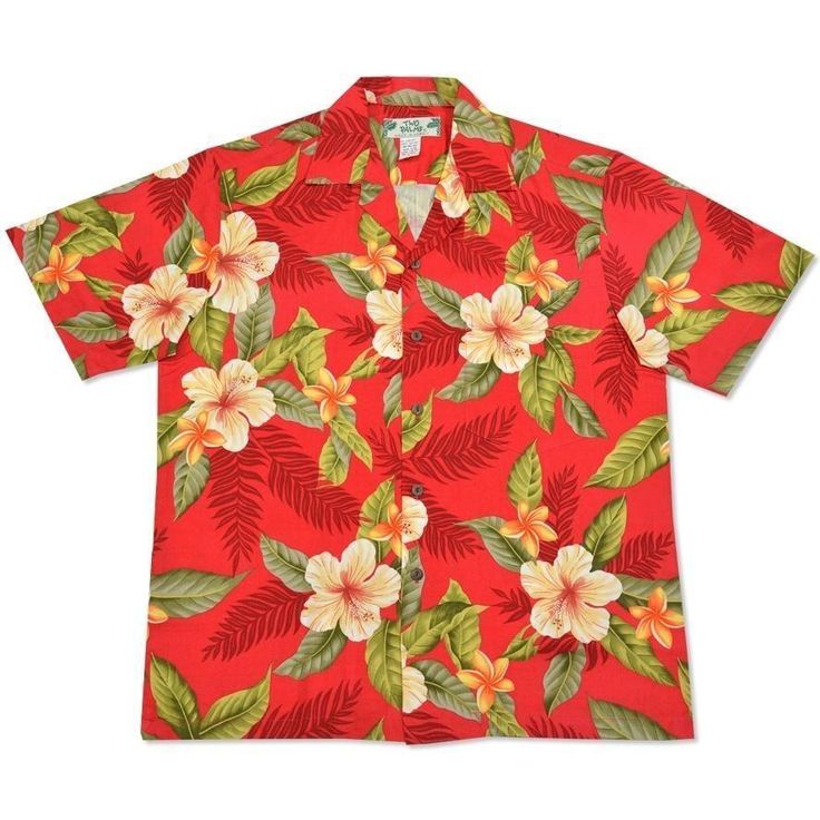 makaha red hawaiian rayon shirt | hawaiian men shirt Hawaii Crafts, Tropical Flower Plants, Tropical Hibiscus, Hawaii Usa, Tropical Shirts, Rayon Shirt, Tropical Style, Hawaiian Style, Coconut Shell