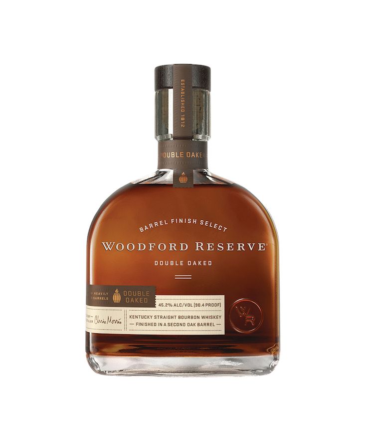 a bottle of woodford reserve bourbon