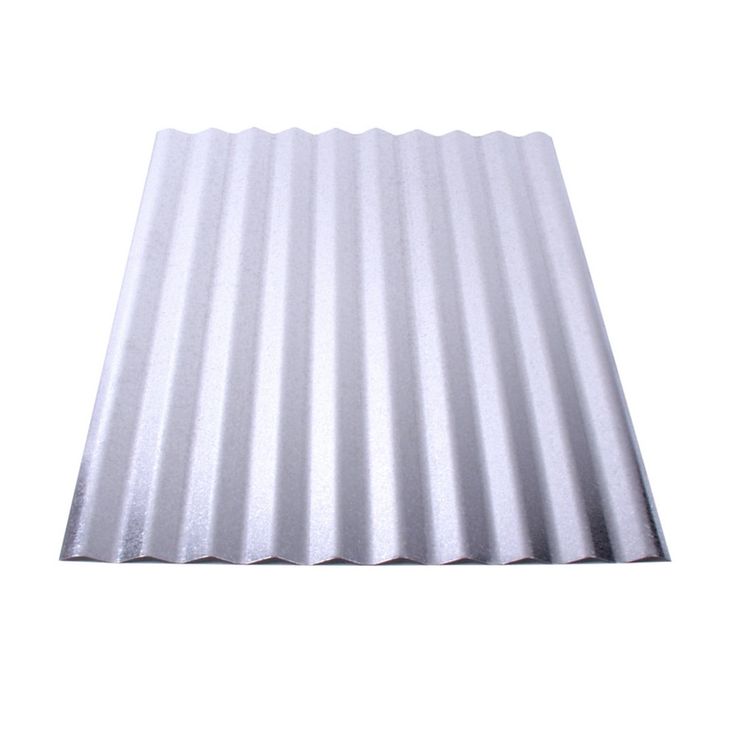 a white corrugated roof on a white background