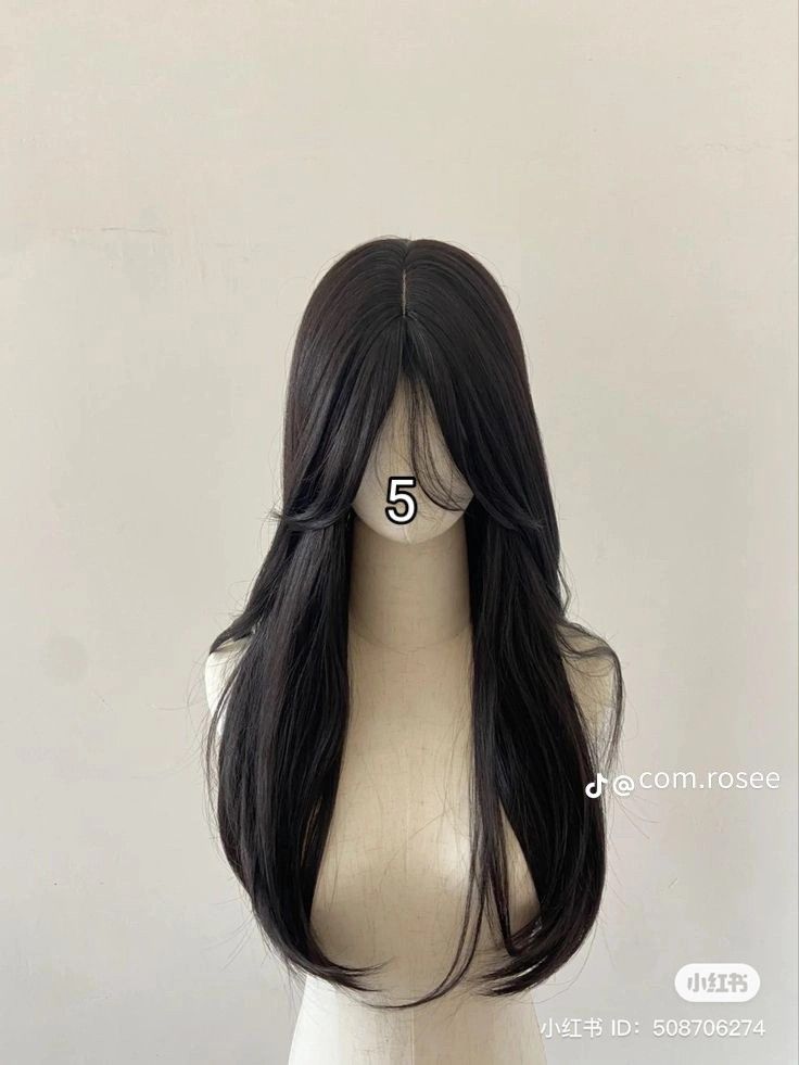 Long Hair Haircut Inspiration, Hair Cuts For Long Hair No Layers, Long Haircut Aesthetic, Long Haircut Korean, Hair Cuts Long Straight, Korean Long Hairstyle, Korean Haircut Long, Long Hair Korean, Long Hair Layered