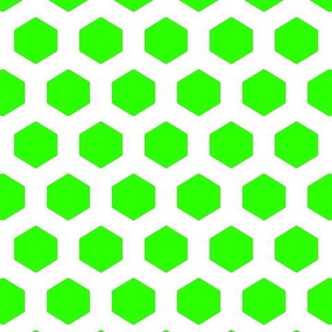 an abstract green and white background with hexagonal shapes in the center, on top of each other