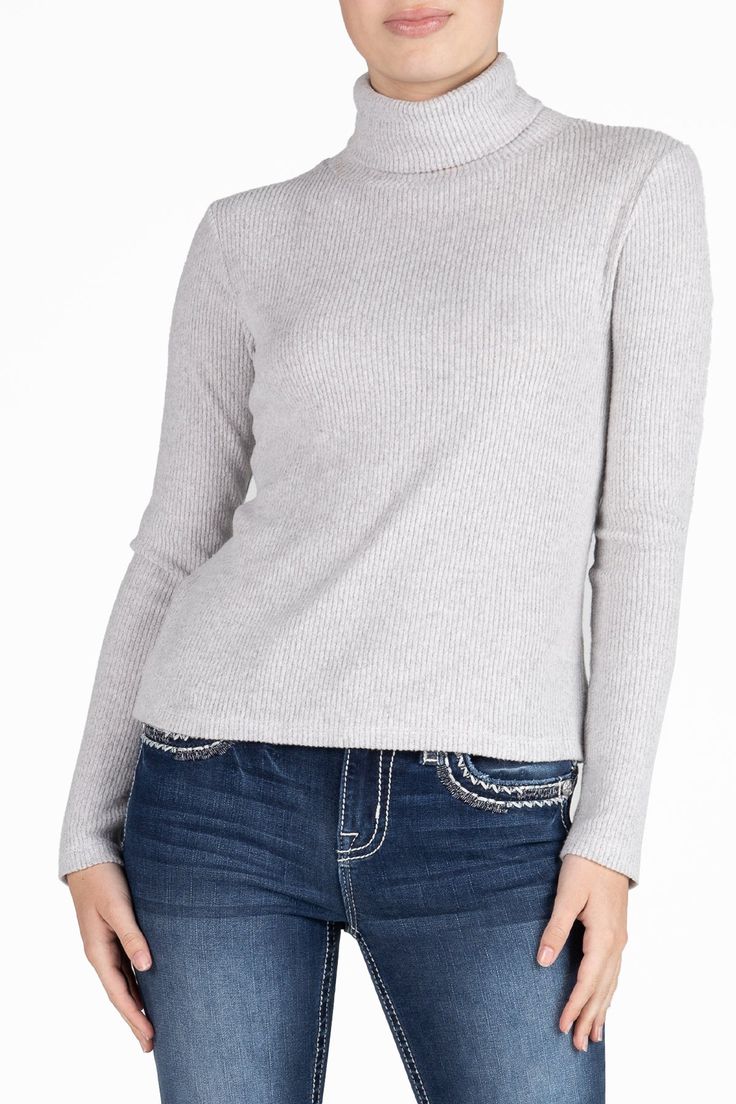 Long sleeved, ribbed turtleneck- Tight to relaxed fit- Soft knitted material- Stretchy Model is wearing size: SModel Measurements:Height: 5'9"Bust: 33.5"Waist: 26"Hips: 35.5"Fabric Content: 81% Rayon, 13% Polyester, 6% SpandexCare: Gentle machine wash inside-out with like colors in cold water. Tumble dry low. Style No. MT2784L-BLACK, MT2784L-HTHR GRY, MT2784L- RED WINE Winter High Neck Knit Mock Neck Top, Winter Knit Mock Neck Top, Winter Knit High Neck Mock Neck Top, Trendy Fitted Turtleneck Knit Top, Knit Turtleneck Mock Neck Top For Fall, Fall Knit Mock Neck Turtleneck Top, Ribbed Turtleneck Knit Top For Fall, Fall Ribbed Turtleneck Knit Top, Winter Ribbed Turtleneck Knit Top