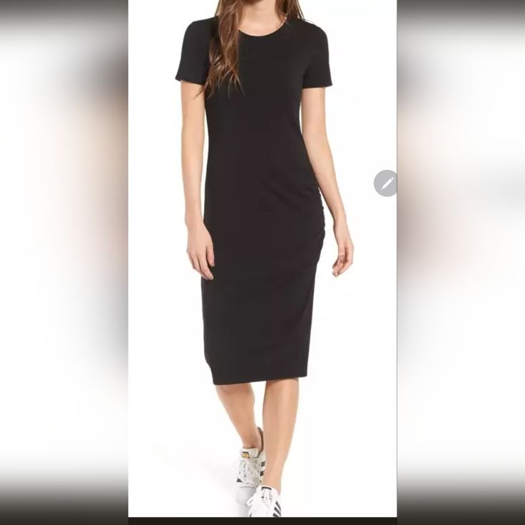 Size Medium, Nwot Treasure And Bond Body Con Dress Black Casual Black Bodycon Dress For Work, Casual Black Bodycon Dress For Spring, Bond Dress, Body Con Dress, Dress Black, Colorful Dresses, Bodycon Dress, Black Dress, Size Medium