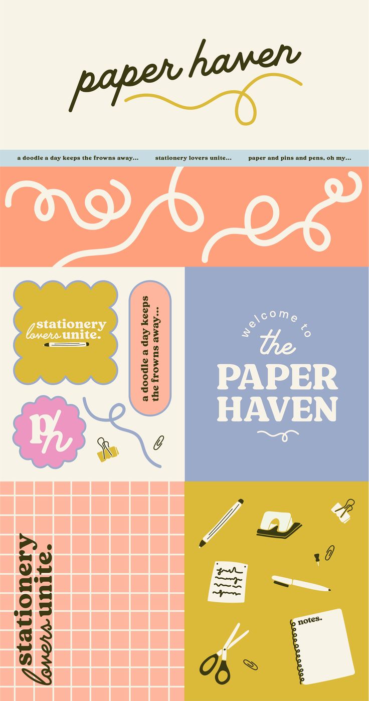 an image of some type of paper with different types of writing on it and the words paper haven