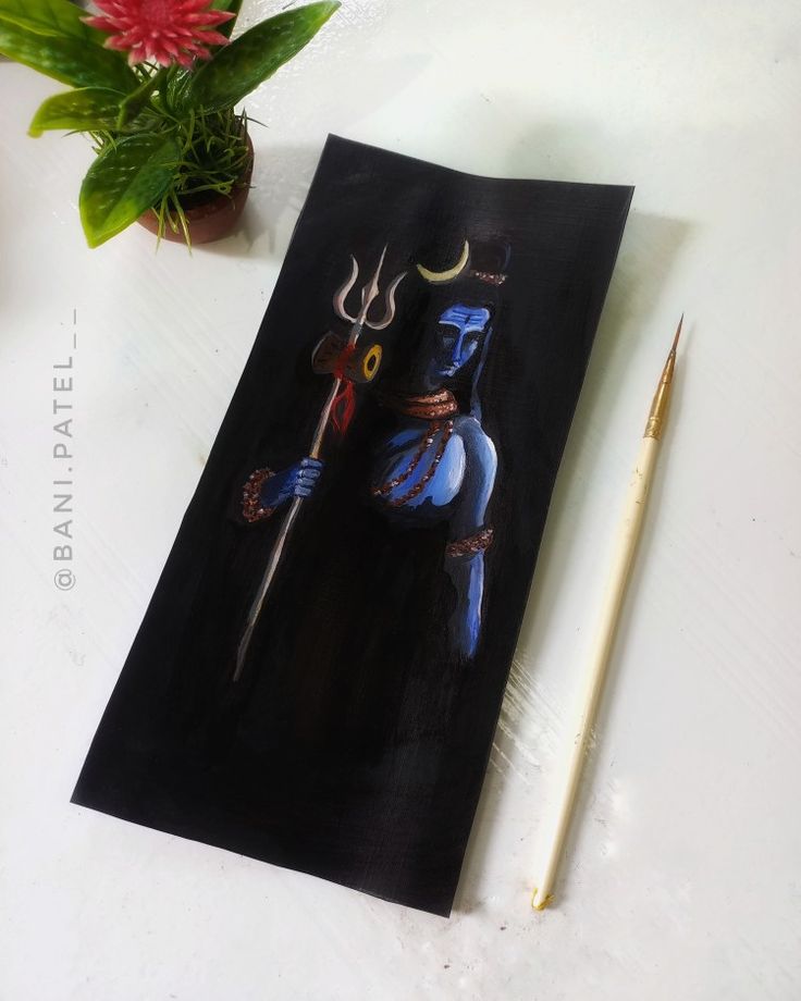 Acrylic painting, lord shiva painting,  Indian art Shiva Painting Acrylics, Shiva Acrylic Painting, Mahadev Painting, Cool Finger Tattoos, Black Background Painting, Lettering Drawing, Pencil Sketch Portrait, Tools Drawing, Lord Siva