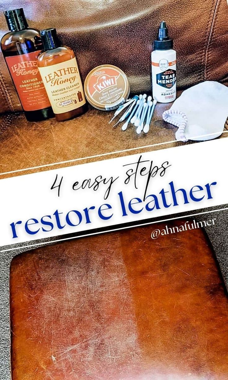 an old leather book is sitting on the floor next to some other items that are in front of it