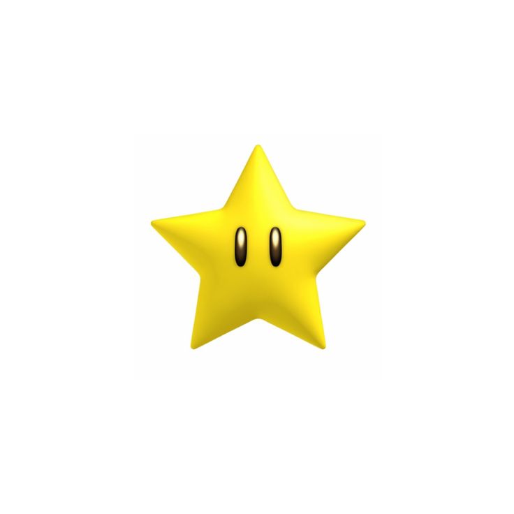 a yellow star with two eyes on it