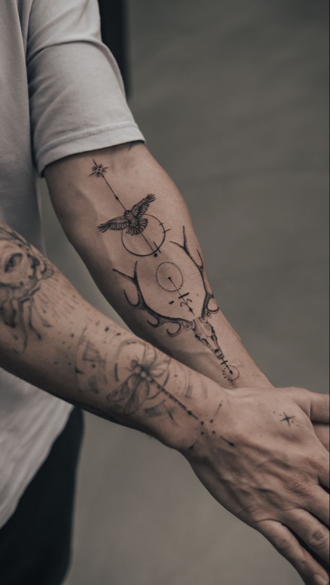 Tattoo ideas 2023 
Concept design Millie Tattoo, Casual Tattoo, Geometric Tattoo Sleeve Designs, Private Tattoos, Forearm Band Tattoos, Tattoo Inspiration Men, Muster Tattoos, Cool Forearm Tattoos, Small Tattoos For Guys