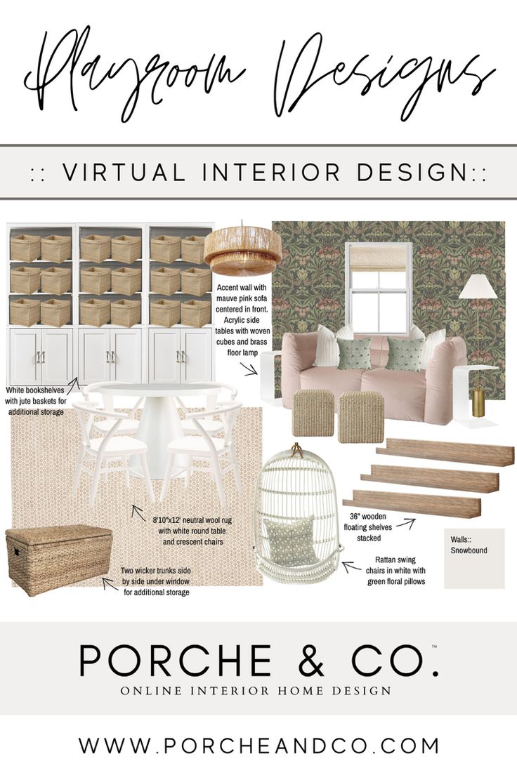 the interior design process for a living room