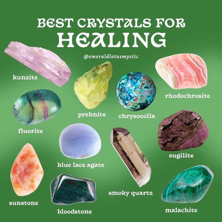 11 Best Crystals for Healing | Witch Tips — Emerald Lotus Crystals That Are Safe In Water, Stones For Healing After Surgery, Best Crystals For Healing, Healing Crystals For Cancers, Crystals For Growth, Crystals For Change, Health Crystals Healing Stones, Crystals For Healing Emotions, Crystals For Inflammation