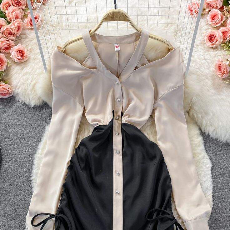 Materials: other Size: s, M Color: apricot, white Easy Diy Clothes, Dump Ideas, Fashion Feminine, Most Beautiful Wedding Dresses, Hip Skirt, Kawaii Fashion Outfits, Early Spring Outfits, Design Clothes, Trendy Fashion Outfits