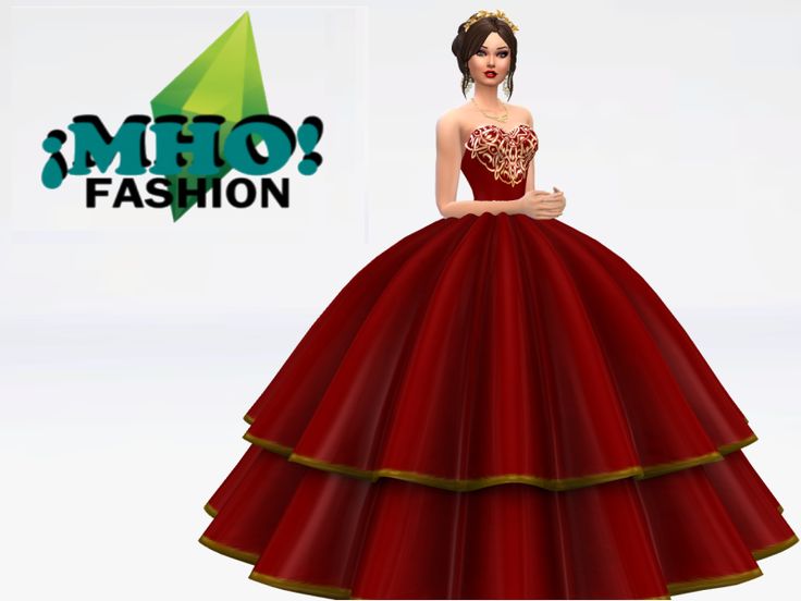 a woman in a red dress standing next to a sign that says meto fashion