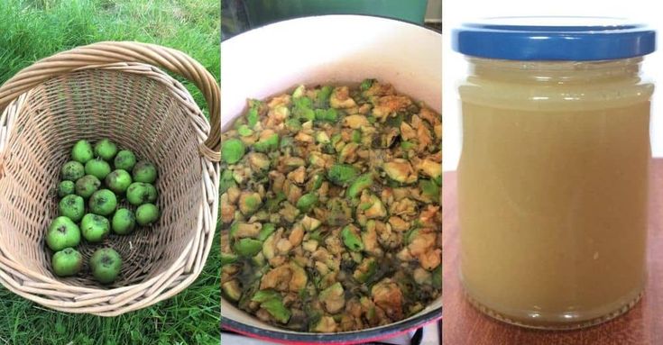 there is a jar and some food in the grass next to each other on a table