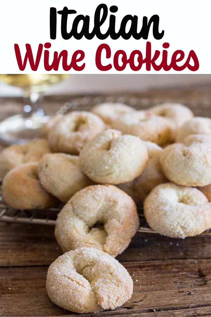 these italian wine cookies are delicious and easy to make