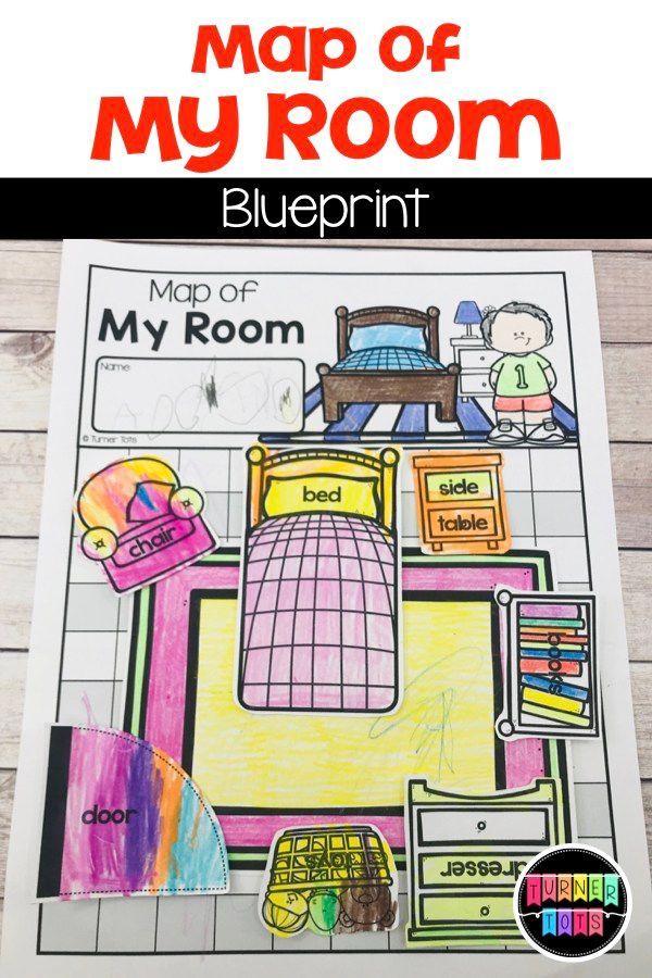 the map of my room blueprint for kids