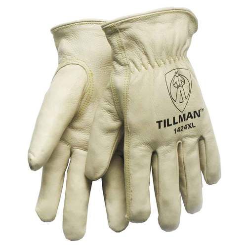 Tillman 1420 Grade "A" Top Grain Cowhide Drivers Gloves, Large Welding Gloves, Pearl Top, Leather Glove, Cowhide Leather, Special Features, Premium Quality, Gloves, Grain, Leather