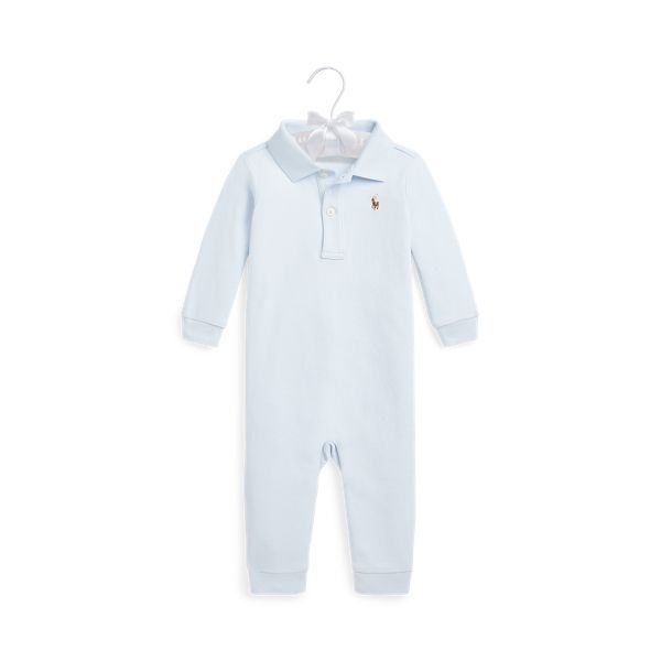 Part of our Ralph Lauren Baby collection this interlock coverall arrives with a padded satin hanger. It is crafted with organic cotton and draws inspiration from Ralph Lauren's signature Polo shirt. Raph Lauren, Swimwear Dress, Chino Jeans, Cotton Polo, Rugby Shirt, Chinos Pants, Sport Coat, Baby Boy Outfits, Shirt Jacket