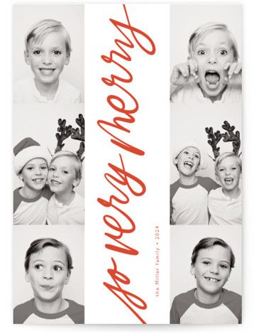 a black and white photo with the words happy holidays on it's front cover