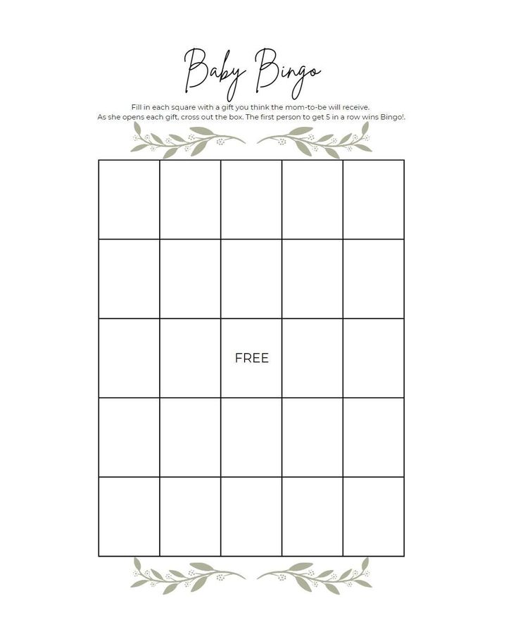 a printable baby shower game with the words, baby bugs and leaves on it