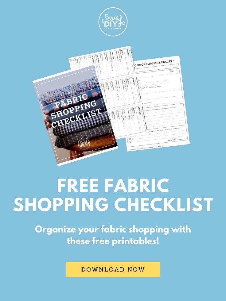 Have you ever found yourself at the fabric store, unsure of how much fabric you need for your next sewing project? I know I have. That's why I created a FREE fabric shopping checklist that will help you stay organized and make sure you never miss a thing. Download your free sewing checklist printables now by clicking through and simplify your next fabric shopping trip. Sewing shopping tips, fabric crafts, fabric shopping guide Easy Diy Fashion, Shopping Checklist, Printable Fabric, Sewing Patterns Free Women, Fabric Shopping, Trendy Sewing Patterns, Women's Sewing Pattern, Sewing Projects Free, Sewing Courses