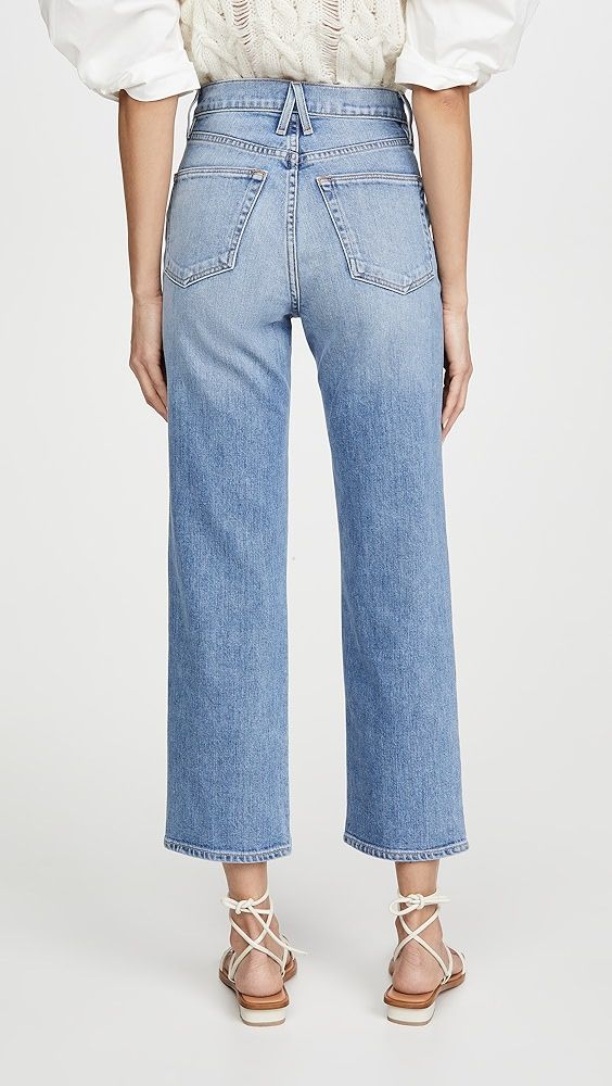 SLVRLAKE London Crop Jeans | Shopbop Chic Mid-rise Jeans With Zip Fly, Stretch Cropped Denim Jeans With Straight Hem, Medium Wash Mid-rise Flare Jeans, Denim Blue Jeans With Zip Fly, Stretch Straight Leg Jeans With Zip Fly, Relaxed Fit Mid-rise Jeans With Zip Fly, Stretch Straight Leg Jeans With Button Zip Fly, Mid-rise Cotton Jeans With Zip Fly, Straight Jeans With Button Zip Fly For Spring