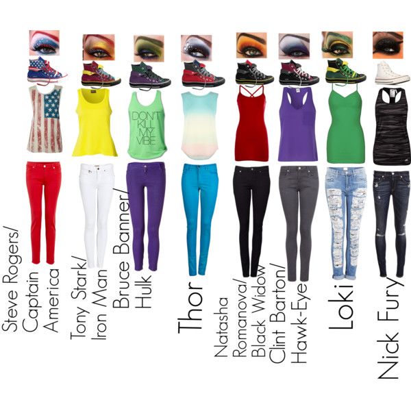 the different types of clothing are shown in this poster, which includes tank tops and leggings