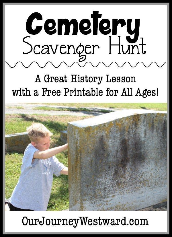 The cemetery is a great place to learn about local history. This free cemetery scavenger hunt can be used by all ages! Family History Games, History Games, Homeschool Field Trips, Scavenger Hunt For Kids, History Classroom, Scavenger Hunts, Homeschool History, History Activities, Canadian History