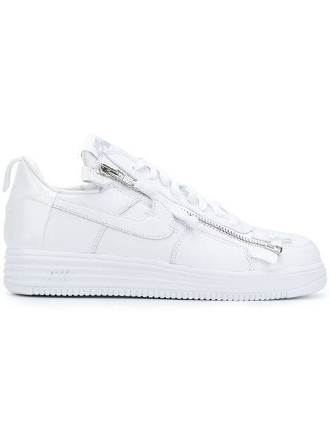 Nike Acronym X Lunar Force 1 Air sneakers SS20 | Farfetch.com Nike Dance, Nike Zoom 2k, Nike Low Tops, Nike Air Vapormax 2019, Air Force 1 Sneakers, Tech Clothing, Air Sneakers, Nike X Travis Scott, Sneakers Jordan