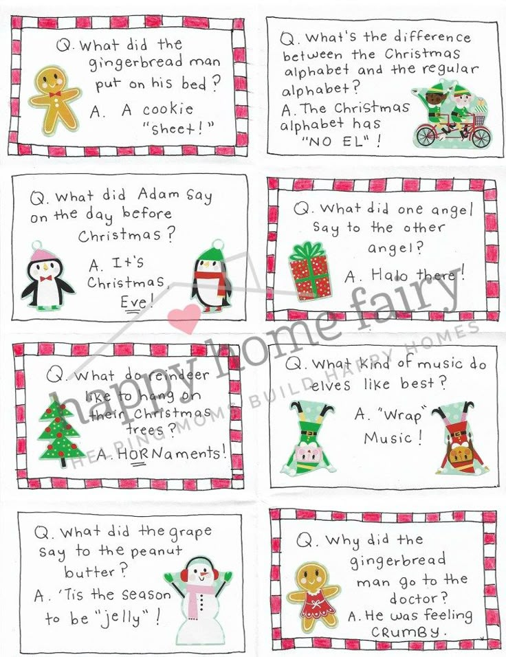 four different christmas cards with words and pictures on the same page, one has an image of