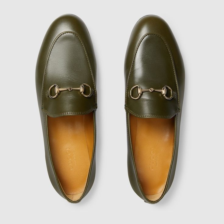 Shop the Women's Gucci Jordaan loafer in green at GUCCI.COM. Enjoy Free Shipping and Complimentary Gift Wrapping. Gucci Jordaan Loafer, Gucci Jordaan, Horsebit Loafers, Lame Fabric, Buy Gucci, Green Leather, Classic Elegance, Loafer Shoes, Light Green