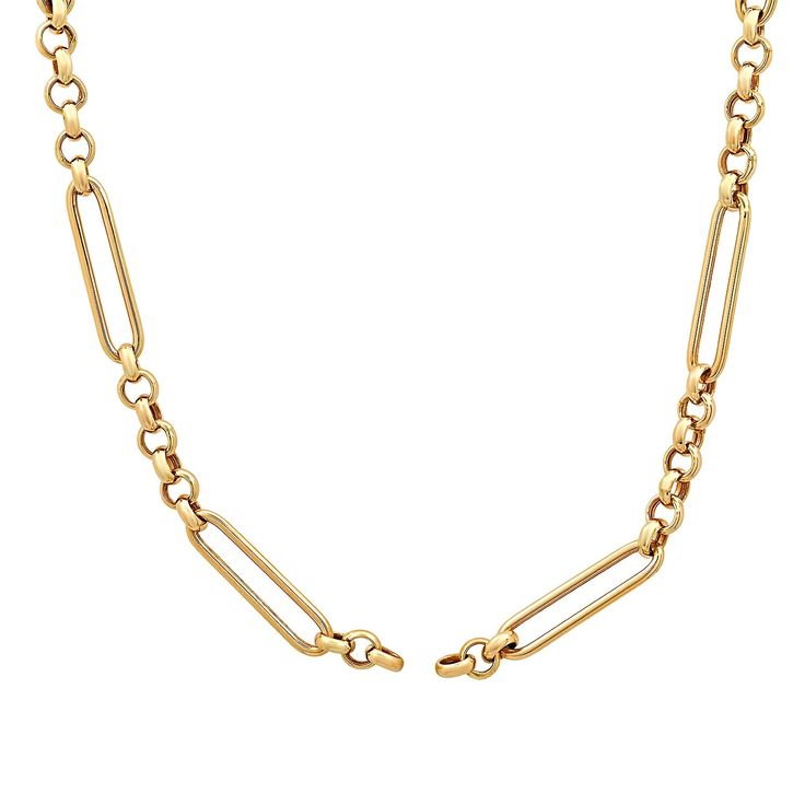 Baby In The Mix Open Front Chain Necklace – Milestones by Ashleigh Bergman Mixed Chain Necklace, Game Changer, Milestones, Front Open, Gold Color, Chain Necklace, Yellow Gold, White Gold, The Incredibles