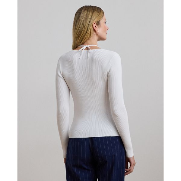 With a rib-knit construction a slim fit and a halter sweetheart neckline this contemporary sweater can easily be dressed up or down. Halter Sweater, Sweetheart Neckline, Sweater Outfits, Rib Knit, Dress Up, Ralph Lauren, Slim Fit, Knitting, Clothes For Women