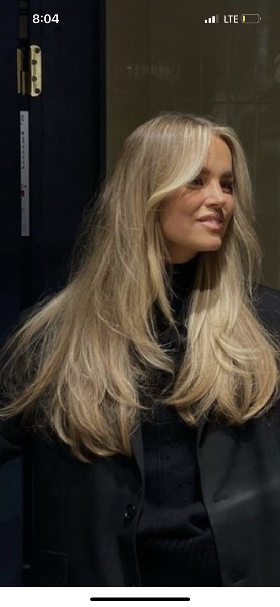 Ivy Blonde With Lowlights, Blonde Model Hair, Fall Balayage Hair Blonde, Dark Blonde Hair Light Skin, Low Contrast Hair And Skin, Lived In Blonde Root Smudge, Hair Inspiration Color Blonde Highlights, Blonde Highlights For Cool Skin Tone, Sienna Miller Hair Bangs