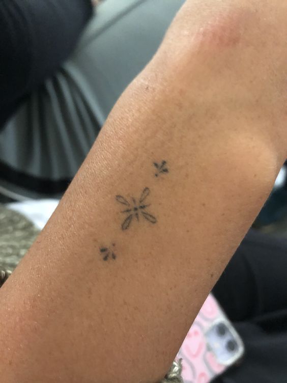 a person with a tattoo on their arm