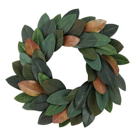 a wreath made out of leaves on a white background