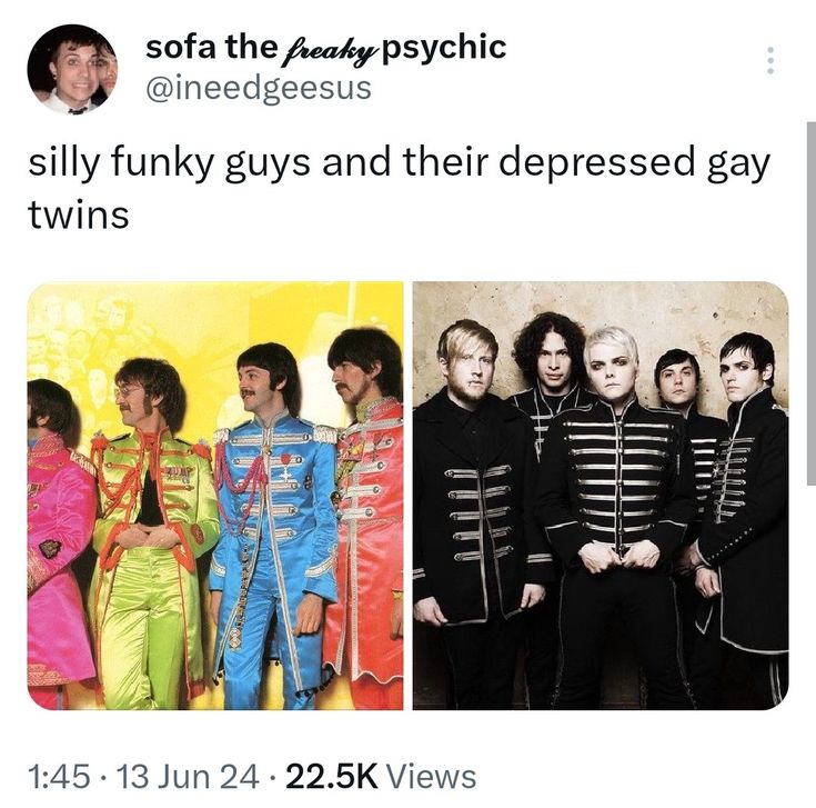 an image of some people dressed up as michael jackson and the smiths on twitter