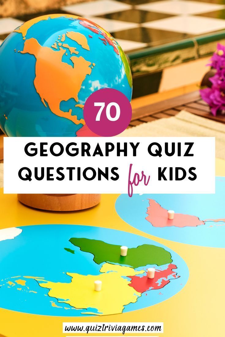 a globe on top of a table with the words, 70 geography quiz questions for kids