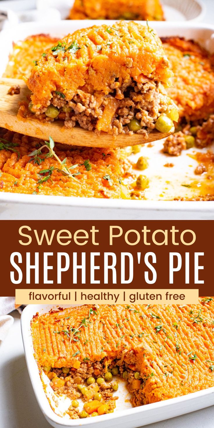 this sweet potato shepherd's pie is an easy and delicious side dish