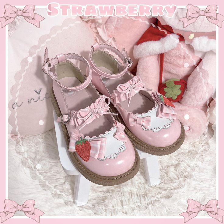 Fashion Lolita Strawberry Shoes PN3950 ●Size:please see the picture. ●Material:pu (Please allow 1-3cm differs due to manual measurement.As different computers display colors differently,the color of the actual may vary slightly from the above images.Thanks for your understanding.) ●About Shipping: We attach great importance to the orders of each customer and parcel delivery. 1.Processing time: 2-3 business days. 2.Shipping time: 10-15 business days to US, please allow 3-4 weeks shipping to other country.(Shipping times can be affected by variable customs clearance times or public holidays.) Cute Flat Mary Janes For Spring, Summer Synthetic Round Toe Mary Janes, Cute Mary Janes With Round Toe For Spring, Cute Spring Mary Janes With Round Toe, Spring Cute Mary Janes With Round Toe, Cute Spring Mary Janes With Closed Toe, Cute Flat Heel Mary Janes For Spring, Pink Closed Toe Mary Janes For Summer, Spring Flat Mary Janes For School