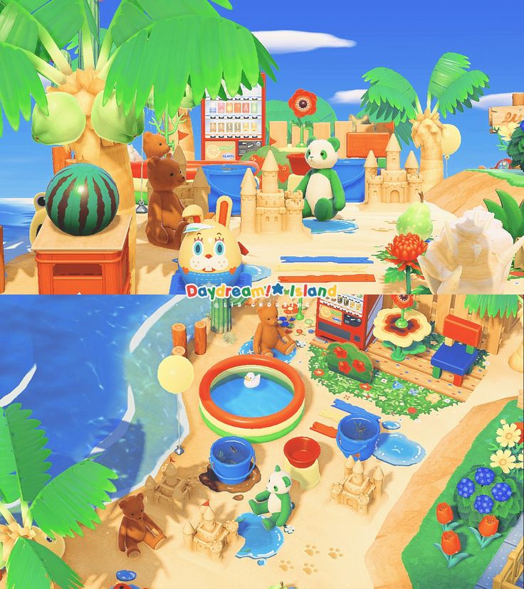 an animal crossing game is shown in this image