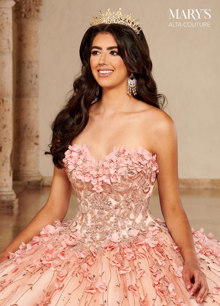 Quinceanera Couture Dresses | Alta Couture | Style - MQ3075 Cape Dress Long, Rachel Allan Prom Dresses, Mary's Bridal, Long Cape, Wedding Dress Sequin, Amazing Wedding Dress, Pakistani Fashion Party Wear, Strapless Sweetheart Neckline, Dress Sequin