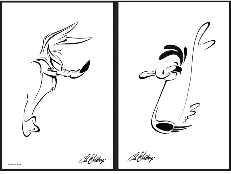 two cartoon panels with the same character in each panel, one has a bird on it's head