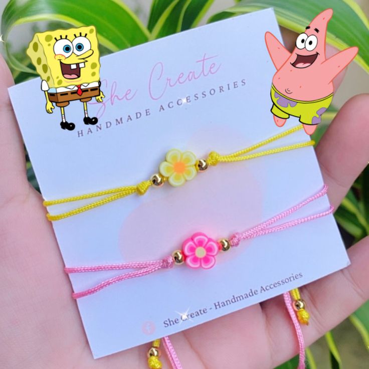 All our accessories are gold-plated with color preserving and hypoallergenic beads ✨ Spongebob And Patrick, Handmade Accessories, Friendship Bracelets, Plating, Beads, Gold, Quick Saves, Color