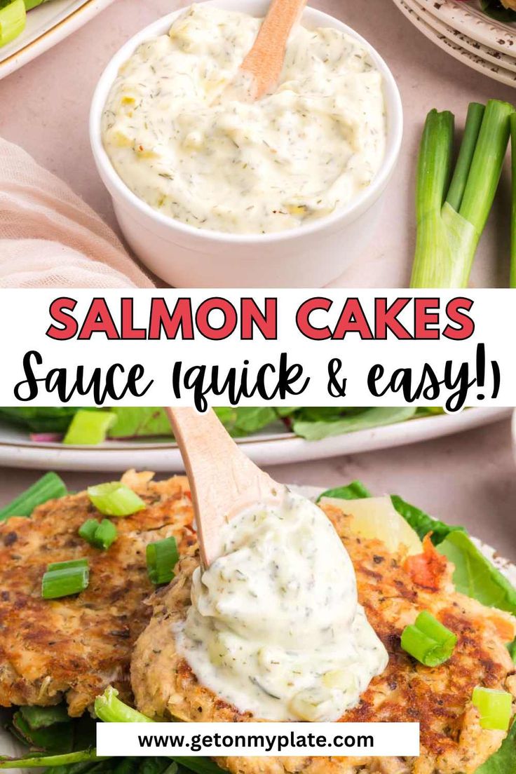 This Easy Sauce for Salmon Cakes will become your new favorite way to dress up any seafood dish. With just 5 main sauce ingredients, minimal prep time, and almost zero cleanup, it's one of my family's favorite little dipping sauces for gourmet salmon cakes to frozen fish sticks! This is a great seafood sauce with mayonnaise that you can use on salmon or eve fish sticks! It's also a good sauce for fish tacos. Salmon Croquettes Dipping Sauce, Salmon Cake Sandwich, Sauce For Salmon Croquettes, Sauce For Salmon Patties Easy, Salmon Cakes Sauce, Salmon Cake Sauce, Fish Sauce Dipping Sauce, Sauce For Salmon Easy, Salmon Dipping Sauce